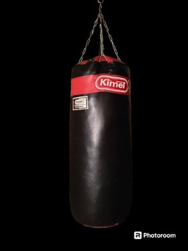 Zestaw bokserski duży worek, tarcze i skórzane rękawice 