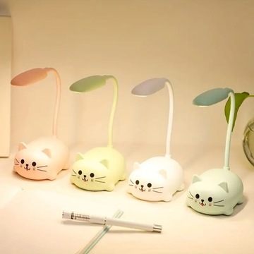Lampka do biurka dla dzieci LED kotek