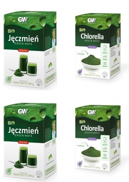 2x JĘCZMIEŃ BIO pr. + CHLORELLA BIO pr. Green Ways