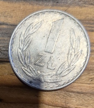 Moneta 1 złoty 1977