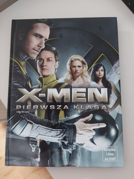 X-men pierwsza klasa dvd + książka