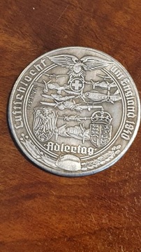 Stara moneta Hitler nsdap mark wykopki ss Niemcy
