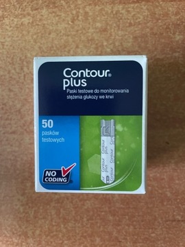 Contour Plus Paski Do Glukometru Ważne do 09.2025 