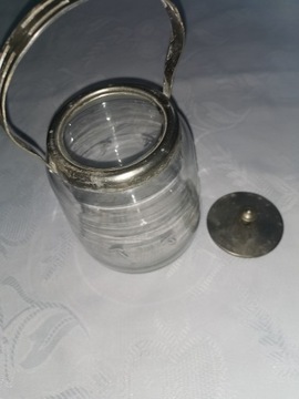 szklany pojemnik na herbate bomboniera