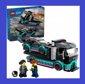LEGO CITY 60406 Samochód wyścigowy i laweta