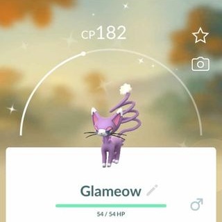 Pokemon go Shiny Glameow