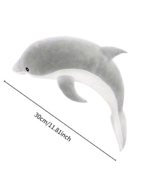 Szary Delfin 30cm: Miękki Pluszak