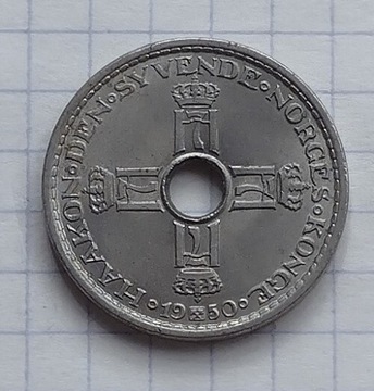 #370 Norwegia 1 korona 1950 stan!