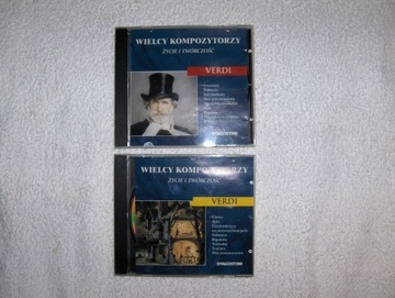Wielcy kompozytorzy  Verdi zestaw dwie płyty