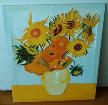 Obraz Olejny: Słoneczniki -Van Gogh -Nie Fotokopia