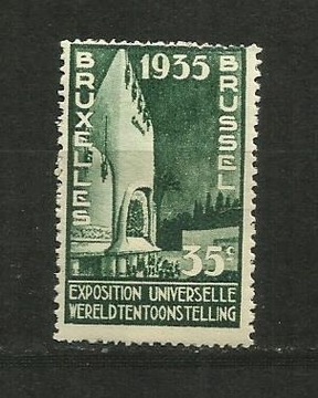 BELGIA  1934 - MI. 378 * *