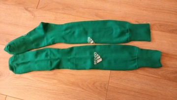 Skarpety getry piłkarskie adidas zielone r. 42