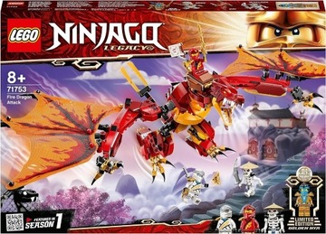 LEGO Ninjago Atak smoka ognia 71753 + GRATIS!