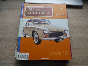 SYRENA 105 KULTOWE AUTA PRL-u NR 33 GAZETKA