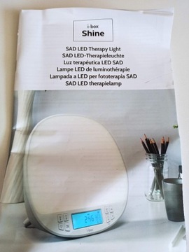 I-BOX SHINE lampa terapeutyczna biała 10000 LUX 