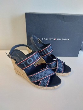 Koturny espadryle sandały Tommy Hilfiger 39 40