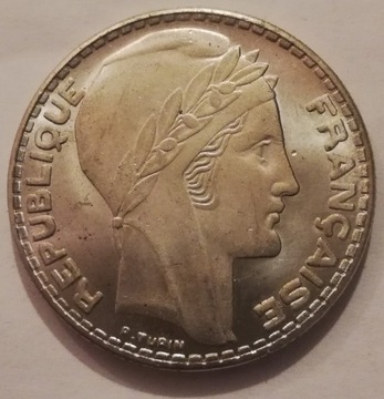 Francja 20 franków francuskich francs 1932 Turin