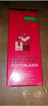 Unitet color of Benetton sisterland Red rose