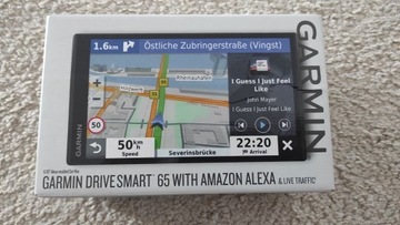 Garmin DriveSmart 65 z Amazon Alexa& Traffic