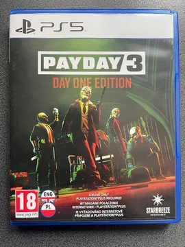 PayDay 3-Day One Edition-PS5 PL Stan SUPER !