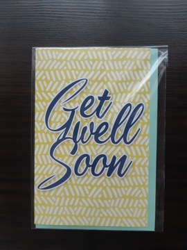 Kartka okolicznościowa ""Get well soon"