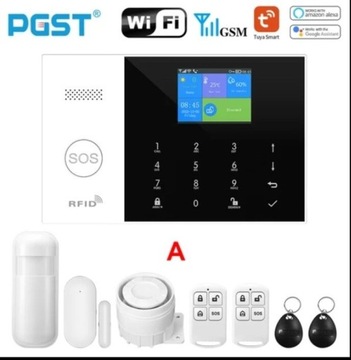 Tuya Alarm bezprzewodowy WIFI PGST 2,4G+GSM