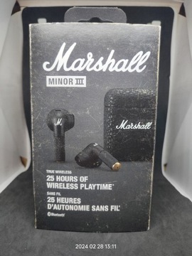 Słuchawki Marshall Minor III bluetooth