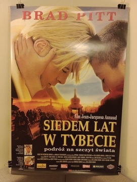 Siedem lat w Tybecie Oryginalny plakat kinowy 1997