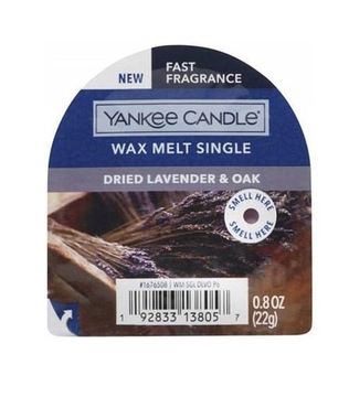 Yankee Candle Dried Lavender Oak wosk zapachowy