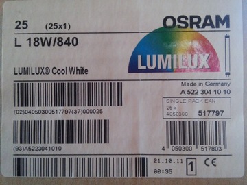 Świetlówka Lumilux Osram 18W/840