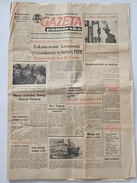 GAZETA pomorska 17 Stycznia 1980 r. - UNIKAT !