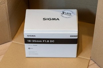Sigma ART 18-35 f/1.8 DC HSM CANON - stan na 5!