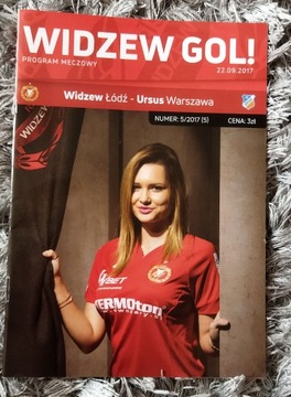 Program meczowy Widzew Łódź - Ursus Warszawa 2017 