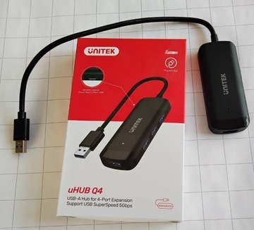 Unitek Hub USB 3.1 5Gbps 4 porty USB-A H1111D