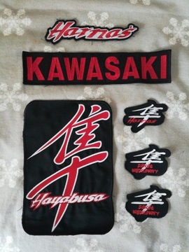 Zestaw 6 naszywek: Harnaś Suzuki Hayabusa Kawasaki