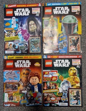 Magazyn LEGO STAR WARS - 4 numery bez figurek