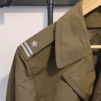 Płaszcz letni przejściowy oficerski - majora wojsk lądowych (K7)