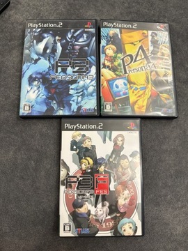 Persona 3 persona 4 ps2 playstation zestaw japonia