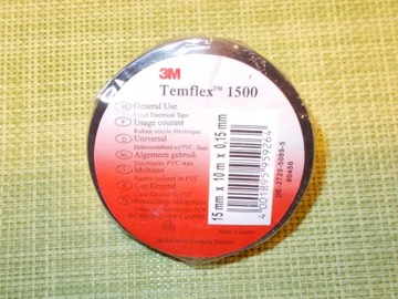 TAŚMA IZOLACYJNA 3M TEMFLEX 1500 15mm x 10m