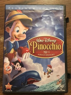 Platynowa kolekcja DVD Pinokio Walt Disney 