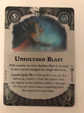 Wh Underworlds Unfocused Blast altern. karta