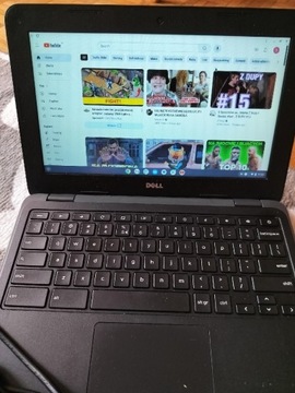 Laptop notebook 11,6" Dell sprawny z zasilaczem fajny poręczny mały 