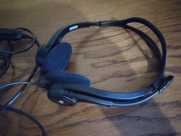 Słuchawki z mikrofonem Logi usb headset