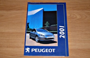 PEUGEOT 2001 rok Prospekt Katalog 
