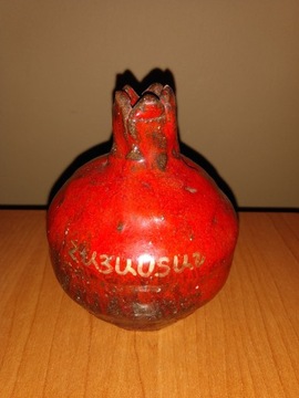 Świecznik granat (owoc) pamiątka z Armenii 