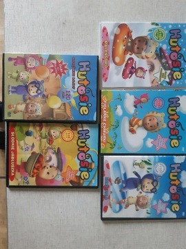 Hutosie 5 płyt DVD z bajkami dla dzieci