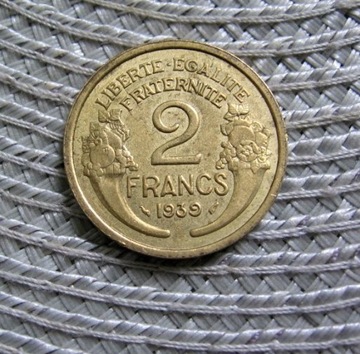 Francja 2 Franki 1939r