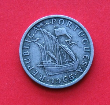 5 Escudo 1965 r -   Portugalia   stan !