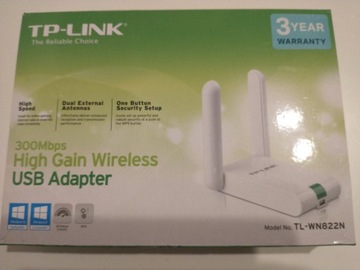 Karta sieciowa zewnętrzna TP- LINK TL- WN822N