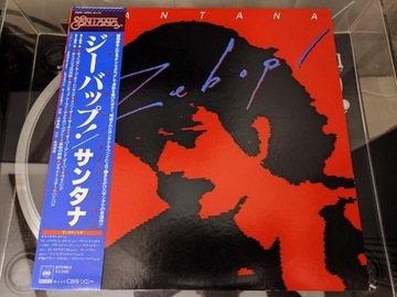 CARLOS SANTANA "ZEBOP!" LP JAPAN OBI